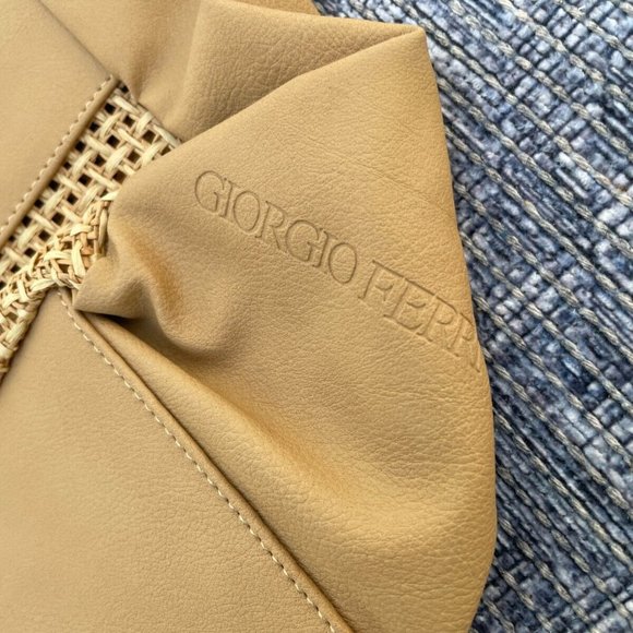 Giorgio Ferri Women Shoulder Bag Hand Bag Tan Fashion Ladies Bag - Picture 7 of 11